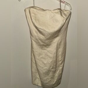 Lafayette 148 LINEN CORSET dress